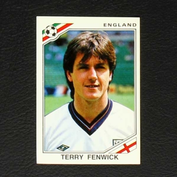 Mexico 86 No. 406 Panini sticker Terry Fenwick