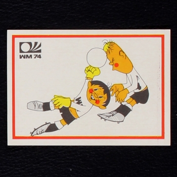 Tip und Tap Sticker Nr. 63 Panini - München 74