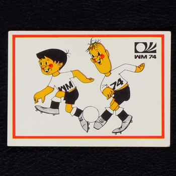 Tip und Tap Sticker Nr. 66 Panini - München 74