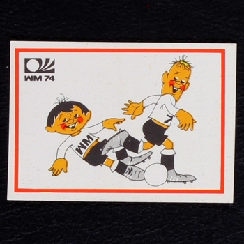 Tip und Tap Sticker Nr. 67 Panini - München 74