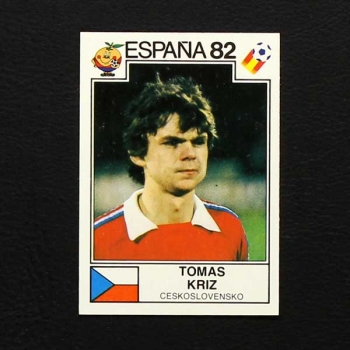 Espana 82 No. 272 Panini sticker Tomas Kriz