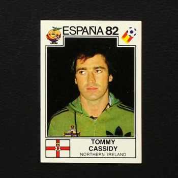 Espana 82 Panini Sticker Tommy Cassidy