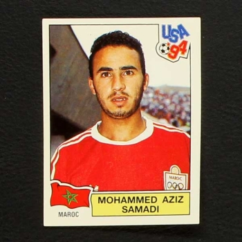 USA 94 Nr. 310 Panini Sticker Aziz Samadi