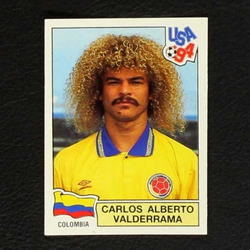 USA 94 Nr. 043 Panini Sticker Carlos Alberto Valderrama