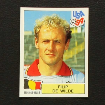USA 94 Nr. 299 Panini Sticker Filip de Wilde