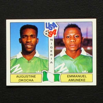 USA 94 No. 201 Panini sticker Okocha - Amuneke
