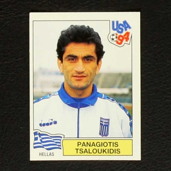 USA 94 No. 232 Panini sticker Panagiotis Tsaloukidis