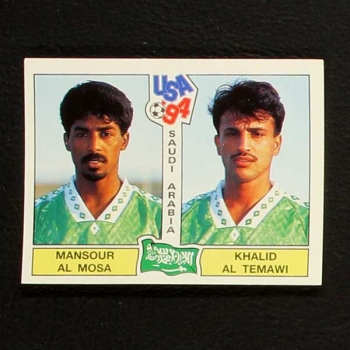 USA 94 Nr. 324 Panini Sticker al Mosa - al Temawi