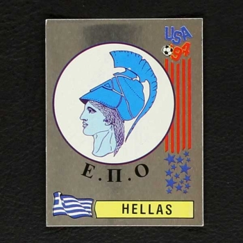 USA 94 No. 228 Panini sticker badge Hellas