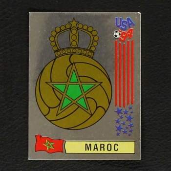 USA 94 Nr. 304 Panini Sticker Wappen Maroc