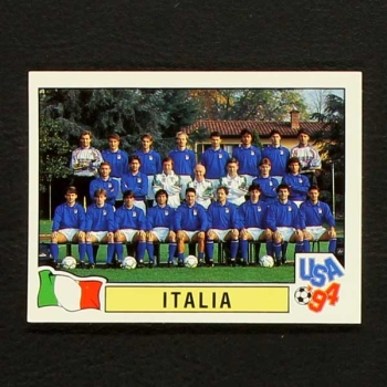 USA 94 Nr. 275 Panini Sticker Mannschaft Italia