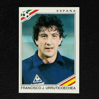 Mexico 86 Nr. 273 Panini Sticker Francisco Urruticoechea