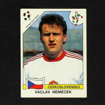 Italia 90 Nr. 090 Panini Sticker Vaclav Nemecek