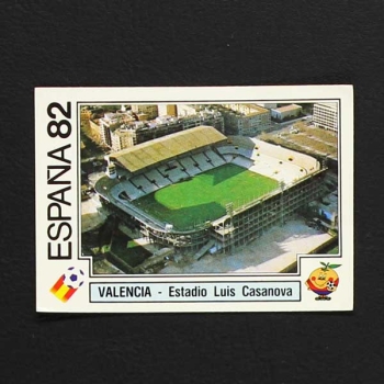 Espana 82 Nr. 033 Panini Sticker Espana 82 Nr. 033 Panini Sticker Valencia Stadion
