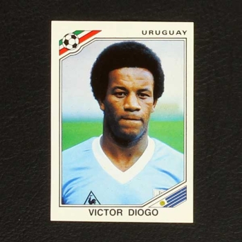 Mexico 86 No. 313 Panini sticker Victor Diogo