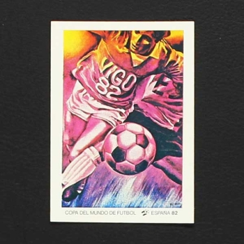 Espana 82 Nr. 008 Panini Sticker Vigo 82 Plakat