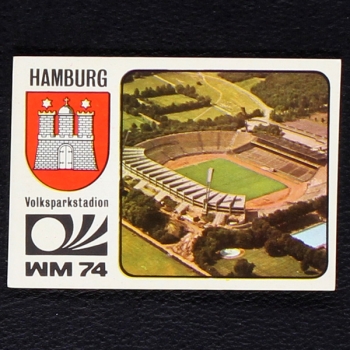 Volksparkstadion Sticker No. 73 Panini - München 74
