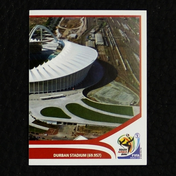 Durban - Durban Stadium Panini Sticker Nr. 9 - South Africa 2010
