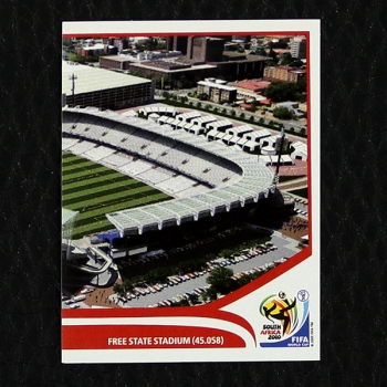 Mangaung/Bloemfontein - Free State Stadium Panini Sticker Nr. 15 - South Africa 2010