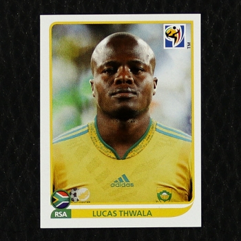 Lucas Thwala Panini Sticker Nr. 37 - South Africa 2010