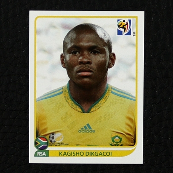 Kagisho Dikgacoi Panini Sticker No. 40 - South Africa 2010