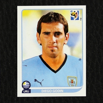 Diego Godin Panini Sticker Nr. 72 - South Africa 2010