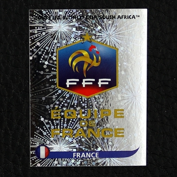 Frankreich Wappen Panini Sticker Nr. 88 - South Africa 2010