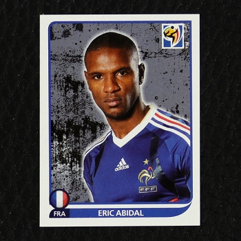 Eric Abidal Panini Sticker No. 92 - South Africa 2010