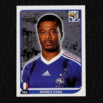 Patrice Evra Panini Sticker No. 94 - South Africa 2010