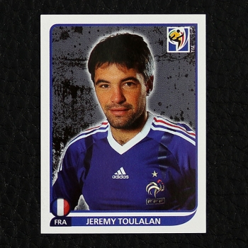 Jeremy Toulalan Panini Sticker No. 96 - South Africa 2010