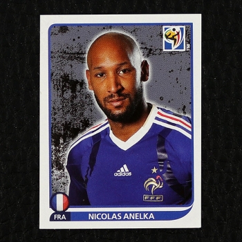 Nicolas Anelka Panini Sticker No. 102 - South Africa 2010