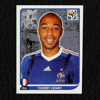 Thierry Henry Panini Sticker No. 103 - South Africa 2010