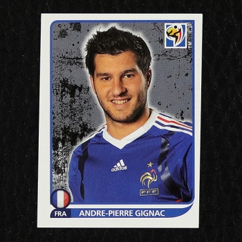 Andre-Pierre Gignac Panini Sticker No. 105 - South Africa 2010