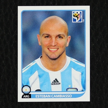 Esteban Cambiasso Panini Sticker No. 114 - South Africa 2010