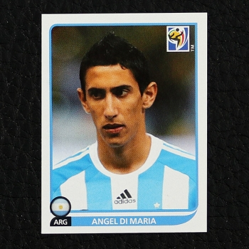 Angel Di Maria Panini Sticker No. 119 - South Africa 2010