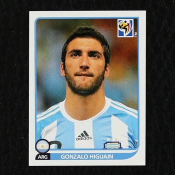 Gonzalo Higuain Panini Sticker No. 120 - South Africa 2010