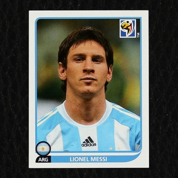 Lionel Messi Panini Sticker No. 122 - South Africa 2010
