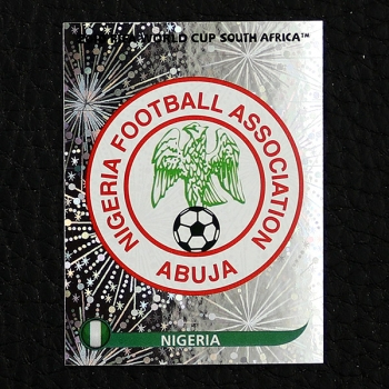 Nigeria Badge Panini Sticker No. 126 - South Africa 2010
