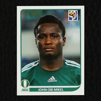 John Obi Mikel Panini Sticker No. 135 - South Africa 2010