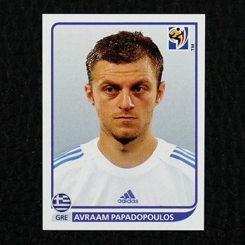 Avraam Papadopoulos Panini Sticker No. 170 - South Africa 2010
