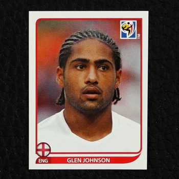 Glen Johnson Panini Sticker No. 187 - South Africa 2010