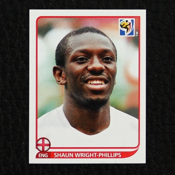 Shaun Wright-Phillips Panini Sticker No. 195 - South Africa 2010