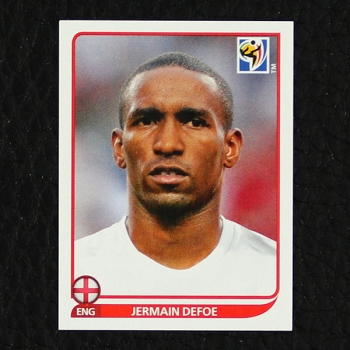 Jermain Defoe Panini Sticker No. 199 - South Africa 2010