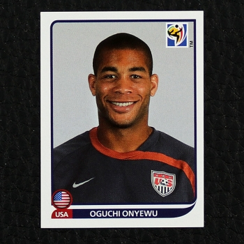 Oguchi Onyewu Panini Sticker No. 209 - South Africa 2010
