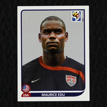 Maurice Edu Panini Sticker No. 213 - South Africa 2010