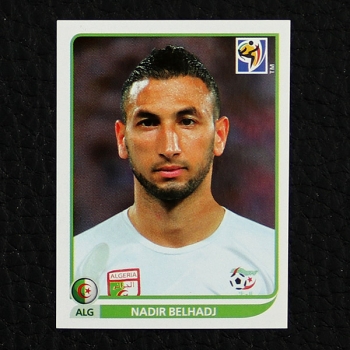 Nadir Belhadj Panini Sticker No. 225 - South Africa 2010
