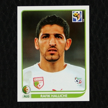 Rafik Halliche Panini Sticker No. 227 - South Africa 2010