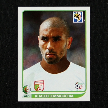Khaled Lemmouchia Panini Sticker No. 231 - South Africa 2010