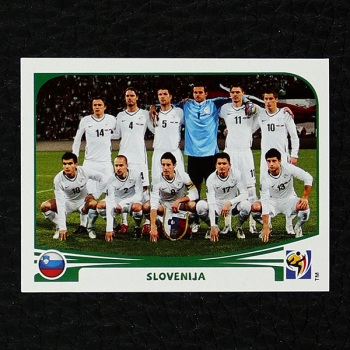 Slovenia Team Panini Sticker No. 239 - South Africa 2010