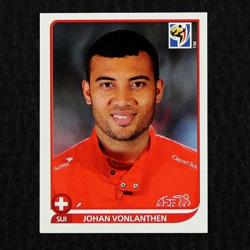 Johan Vonlanthen Panini Sticker No. 596 - South Africa 2010